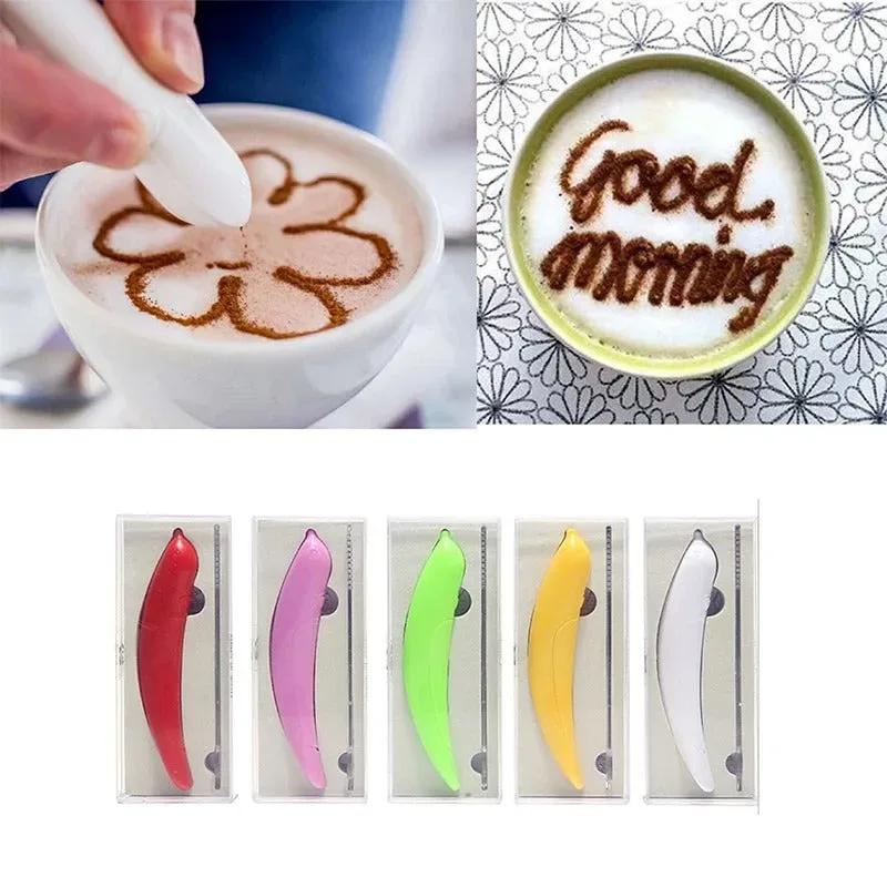 Spice Pen for Electrical Coffee Art for Latte - White — photo 4