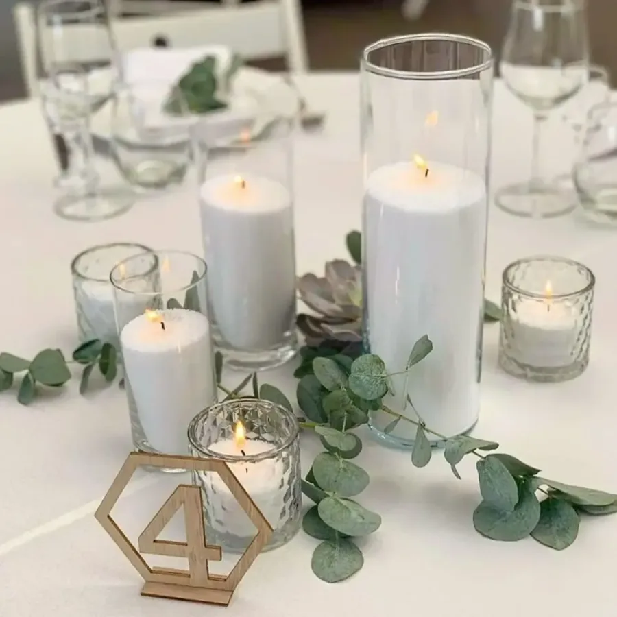 Pearl & Flame - Pearl Candles -white color - Red β photo 4