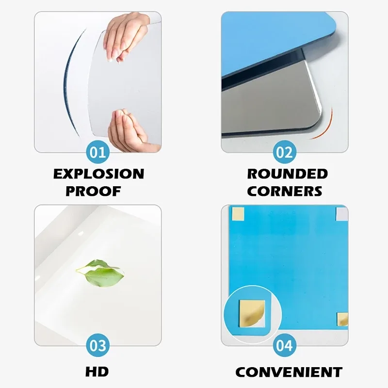 Self Adhesive Mirror - 3 β photo 7