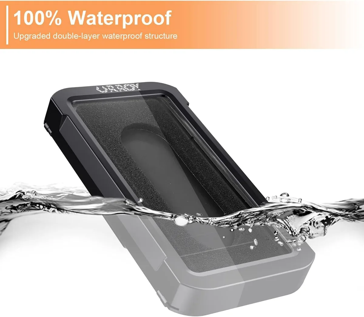 Shower Phone Holder [360° Rotation], Waterproof Wall Mount Shower Phone Case - Green — photo 5