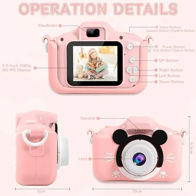 Kids Digital Camera - Pink Unicorn — photo 5