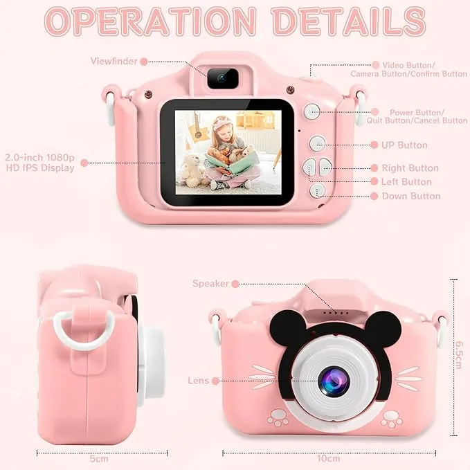 Kids Digital Camera - Pink Rabbit β photo 5
