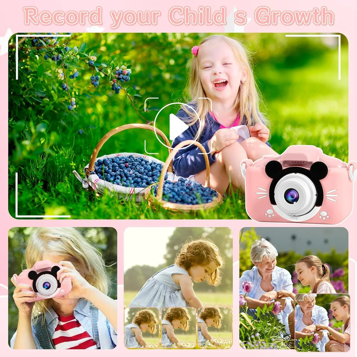 Kids Digital Camera - Pink Micky — photo 3