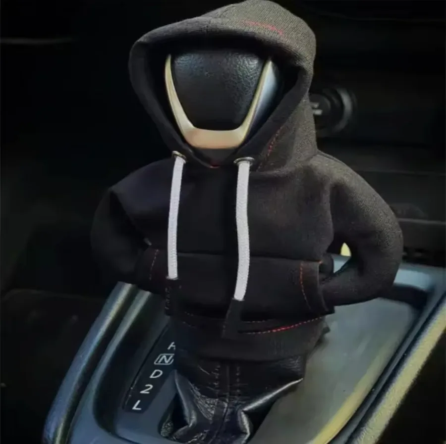 Mini Hoodie Car Gear Shift Cover Manual - Pink — photo 2