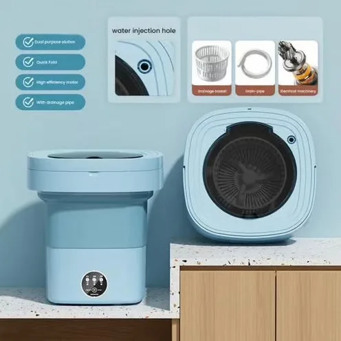 Folding Washing Machine - Black / 1 — photo 7