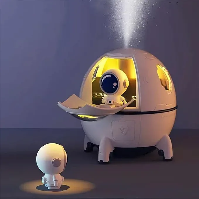 Astronaut Spaceship Aromatherapy Air Humidifier Purifier - Pink β photo 2