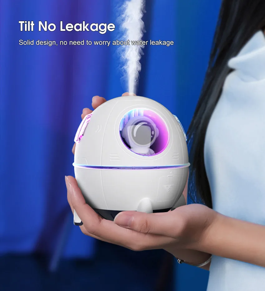 Astronaut Spaceship Aromatherapy Air Humidifier Purifier - Pink — photo 4