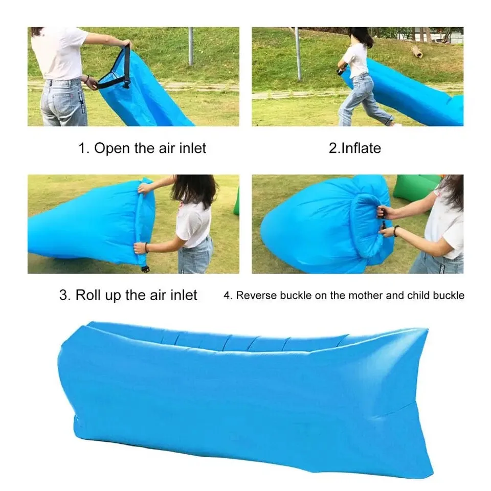Waterproof Outdoor Portable Inflatable Sofa Fast Installation - Red — photo 4