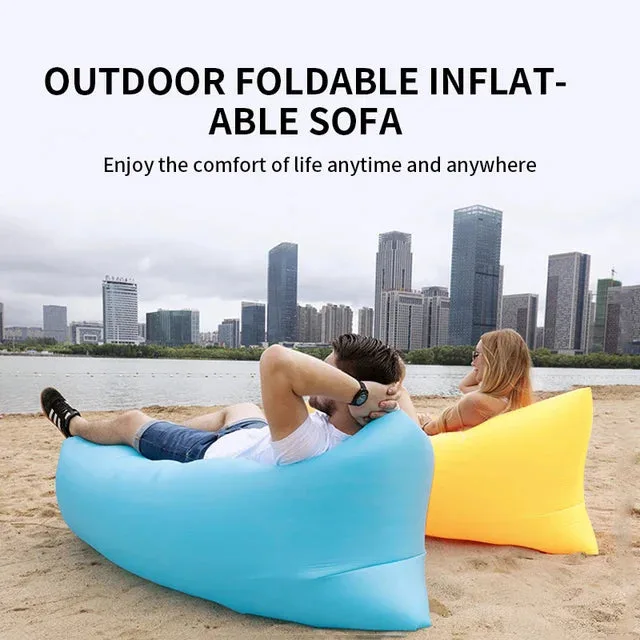 Waterproof Outdoor Portable Inflatable Sofa Fast Installation - Pink — photo 2