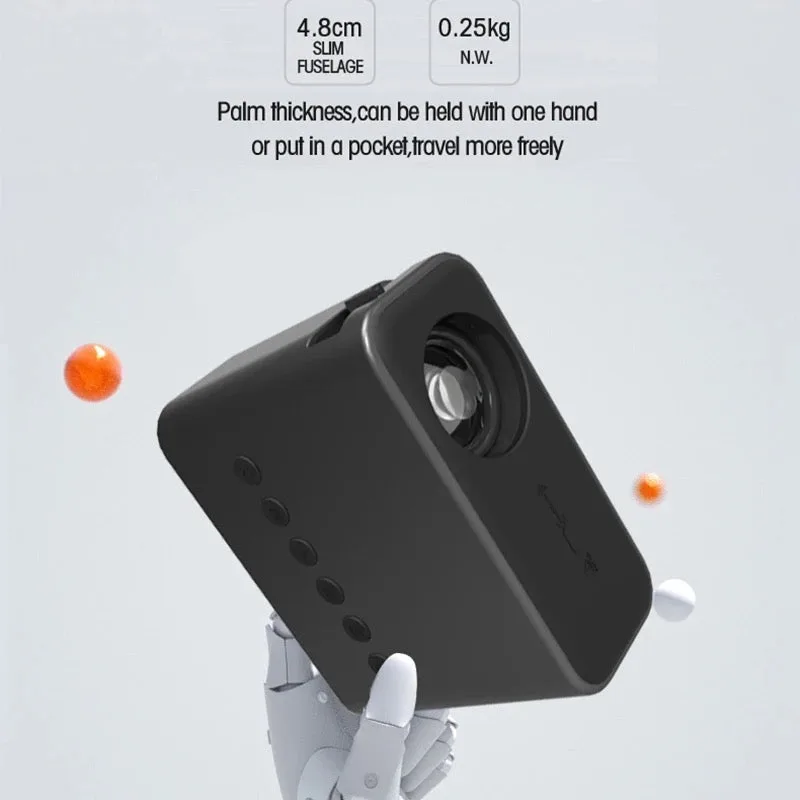 2024 New Home Cinema Mini Projector - White β photo 3