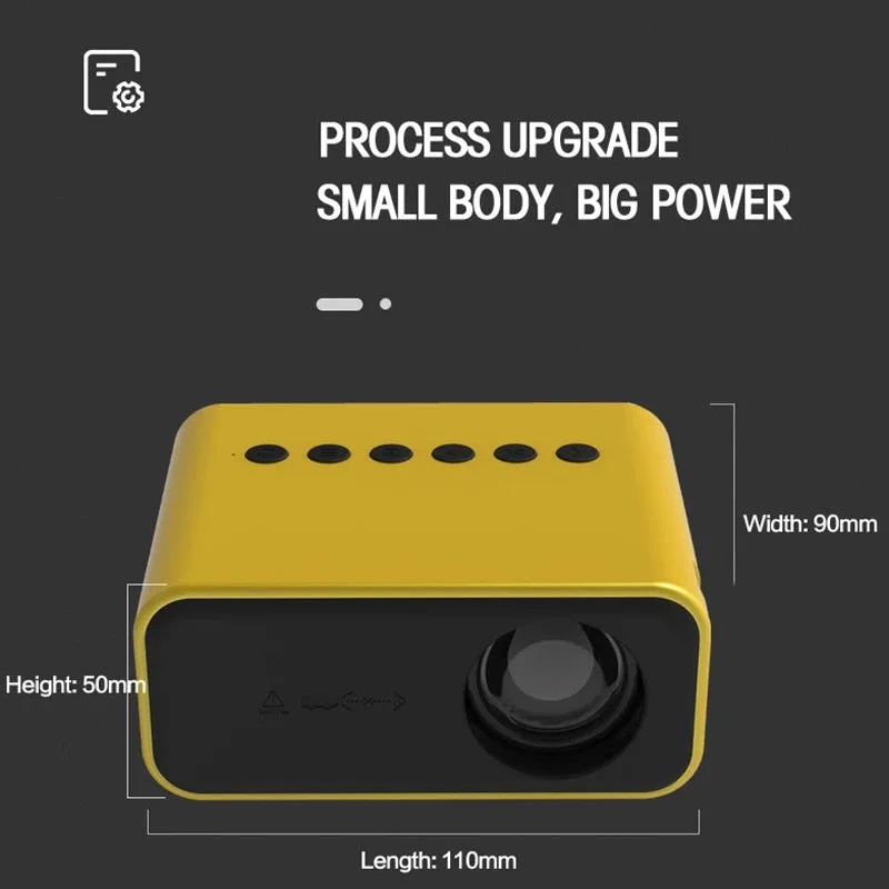 2024 New Home Cinema Mini Projector - Black — photo 4