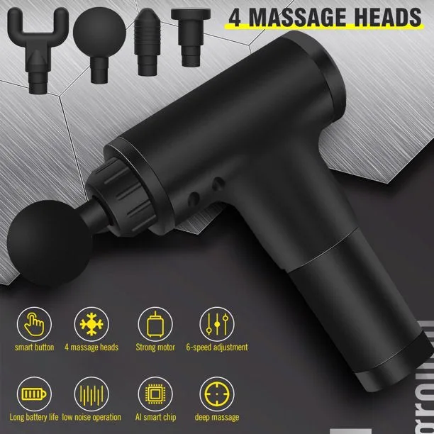 6 Levels Massage Gun - Silver — photo 2