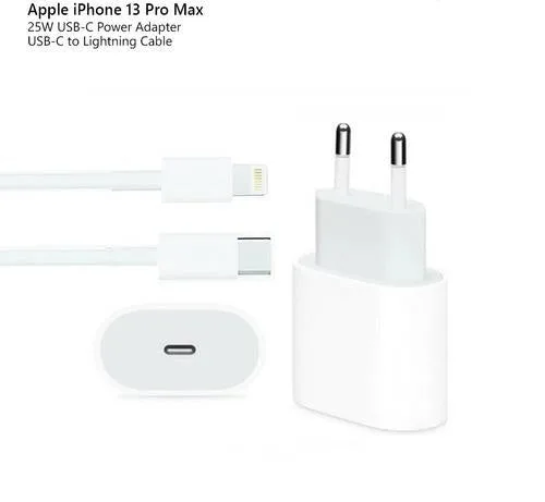 25W PD Adapter Charger USB-C to Lightning Cable For iPhone - USB-C to Lightning Cable — photo 2