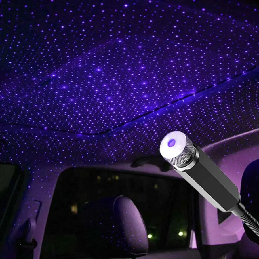 Car Roof Laser Star USB Light - Purple Laser — photo 3