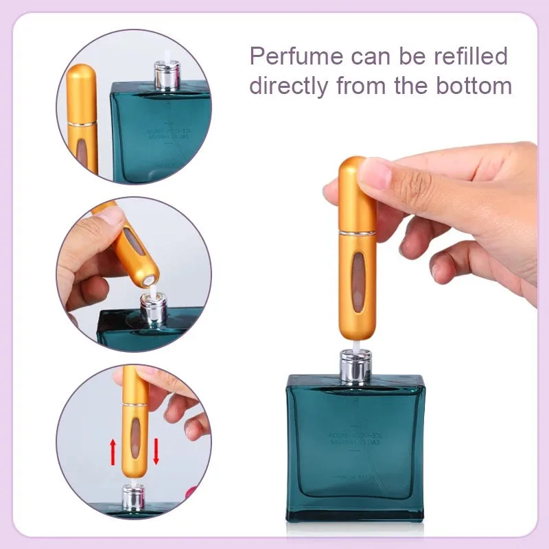 Mini Refillable Pocket Perfume - Gold — photo 2