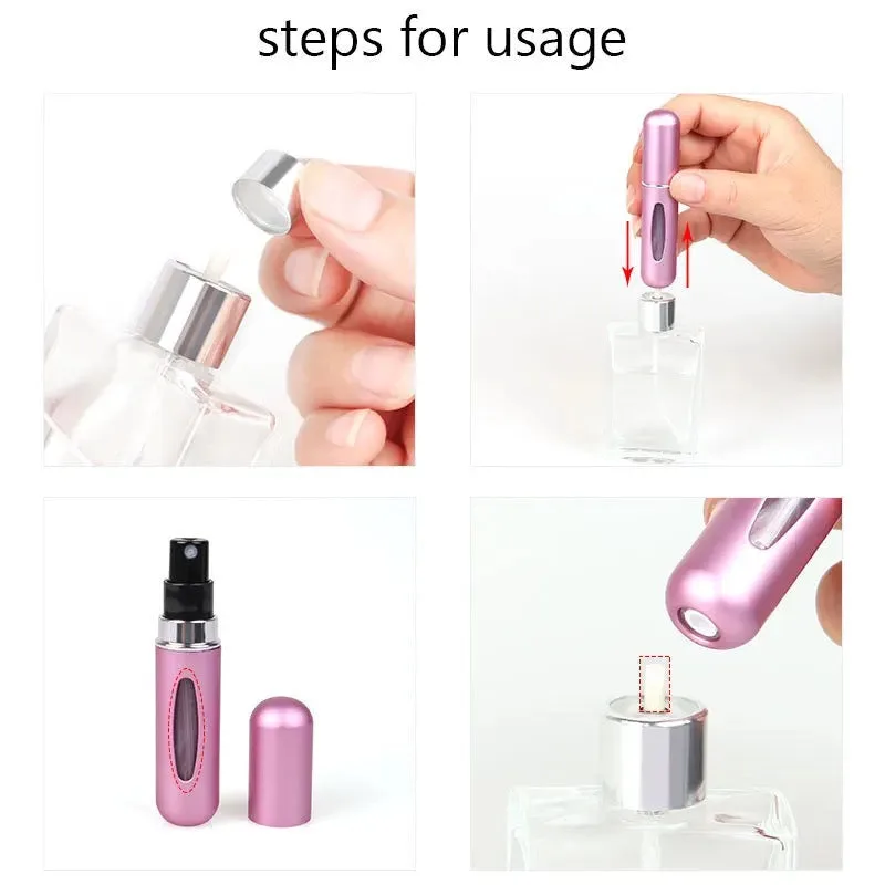Mini Refillable Pocket Perfume - Pink — photo 4