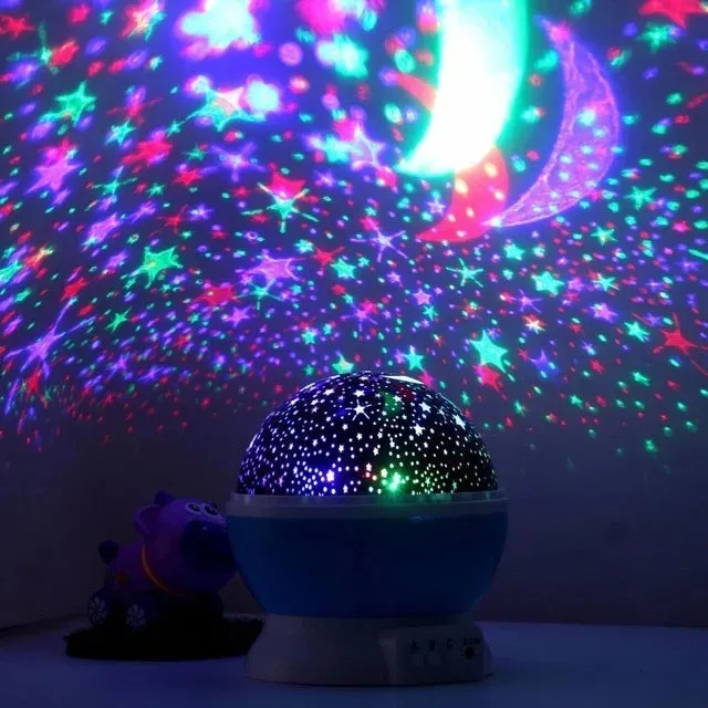 Star Master Dream Rotating Projection Lamp - White — photo 3