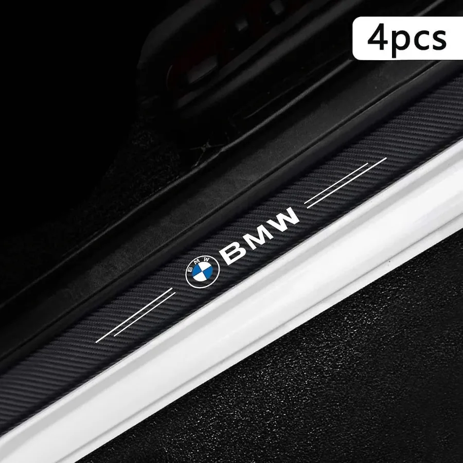 4 Pcs Car Door Logo Stickers Carbon Fiber - Land Rover — photo 2