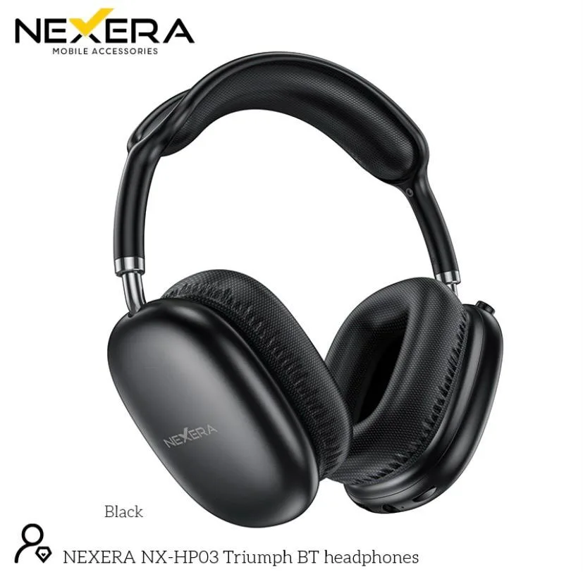 Nexera Wireless Headphone - Top-notch Quality NX-HP03 - Black — photo 2