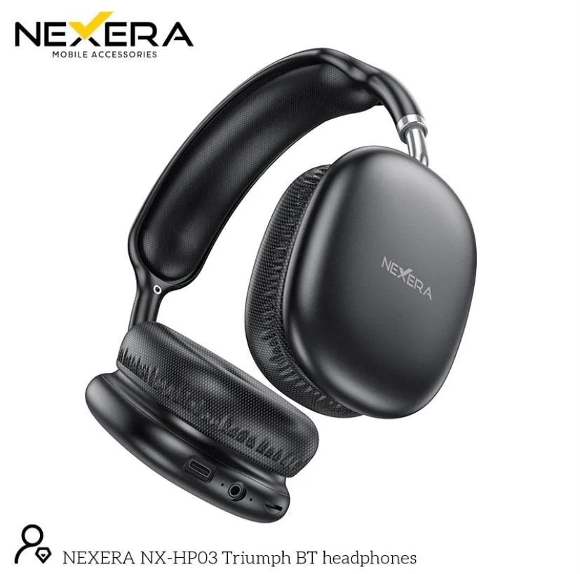 Nexera Wireless Headphone - Top-notch Quality NX-HP03 - Black β photo 3