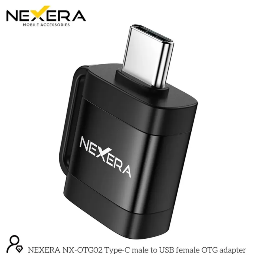 NEXERA Type-C to USB OTG Adapter - Type-C TO USB3.0 - NX-OTG02 β photo 2