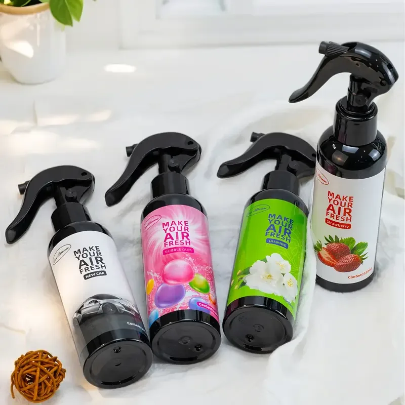 1pcs 150ML Car Air Freshener Hand Spray Perfume Odor Eliminator Essential Long-Lasting Home Air Purification Deodorization - Lemon