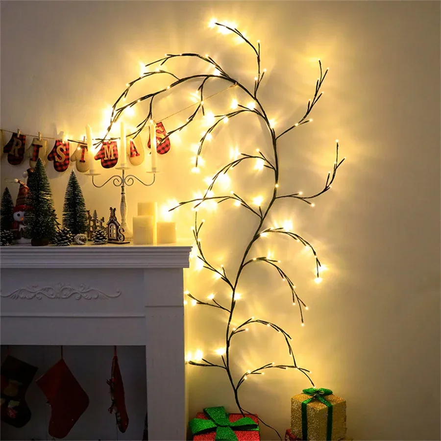 LED Tree Branch Lighted Indoor Home Decor Artificial Plants - Tree Led Warm Light β photo 4