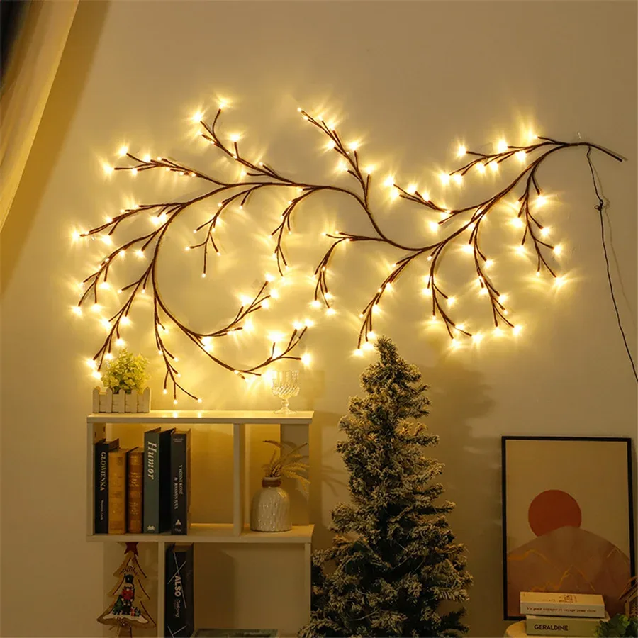 LED Tree Branch Lighted Indoor Home Decor Artificial Plants - Tree Led Warm Light β photo 5
