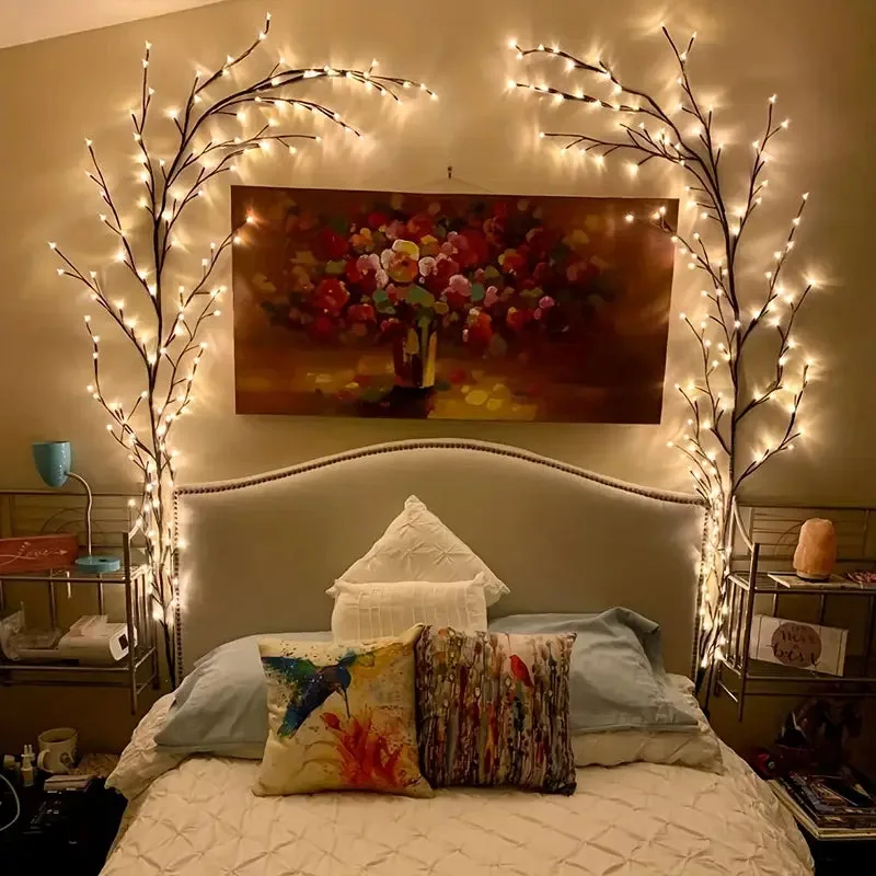 LED Tree Branch Lighted Indoor Home Decor Artificial Plants - Tree Led Warm Light