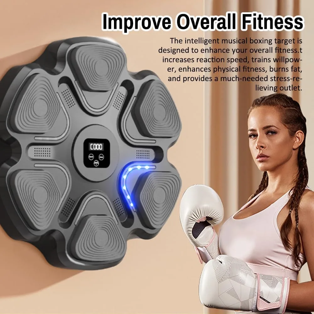 Smart Musical Boxing Machine BT Wall-Mounted Boxing Target - Without Boxing Gloves β photo 2
