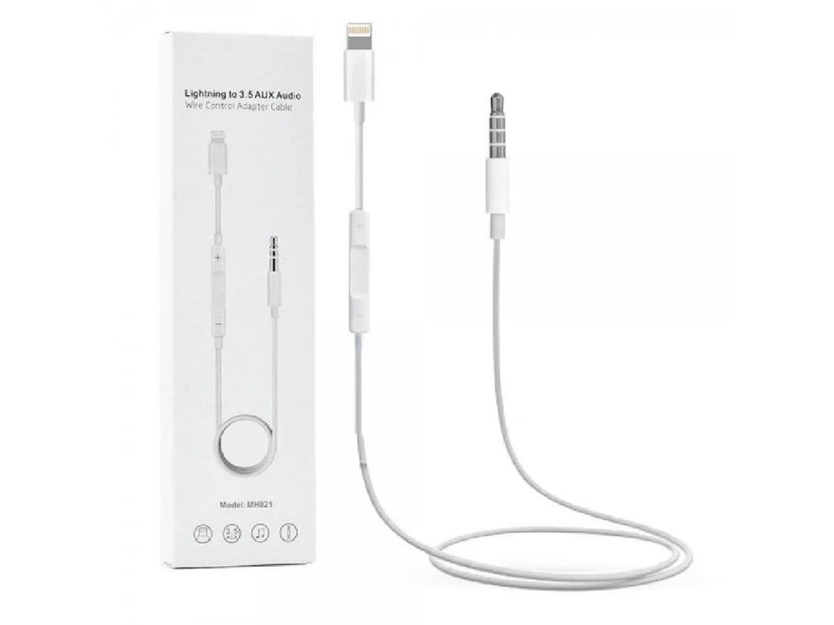 Lightning to 3.5 AUX Audio Adapter Cable Model MH021 Iphone Or TypeC - Aux Ios
