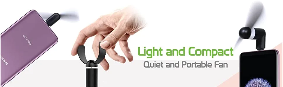 Portable Mini Phone Fan For Iphone / TypeC / Sumsung - Iphone — photo 5