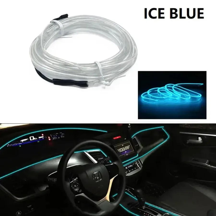 3 Meter Car Interior Led Strip Optic Fiber - Red Cigarette + Input β photo 8