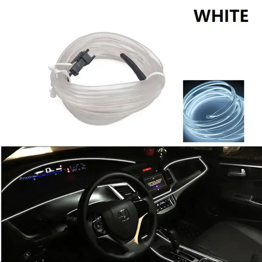 3 Meter Car Interior Led Strip Optic Fiber - Red Cigarette + Input β photo 9
