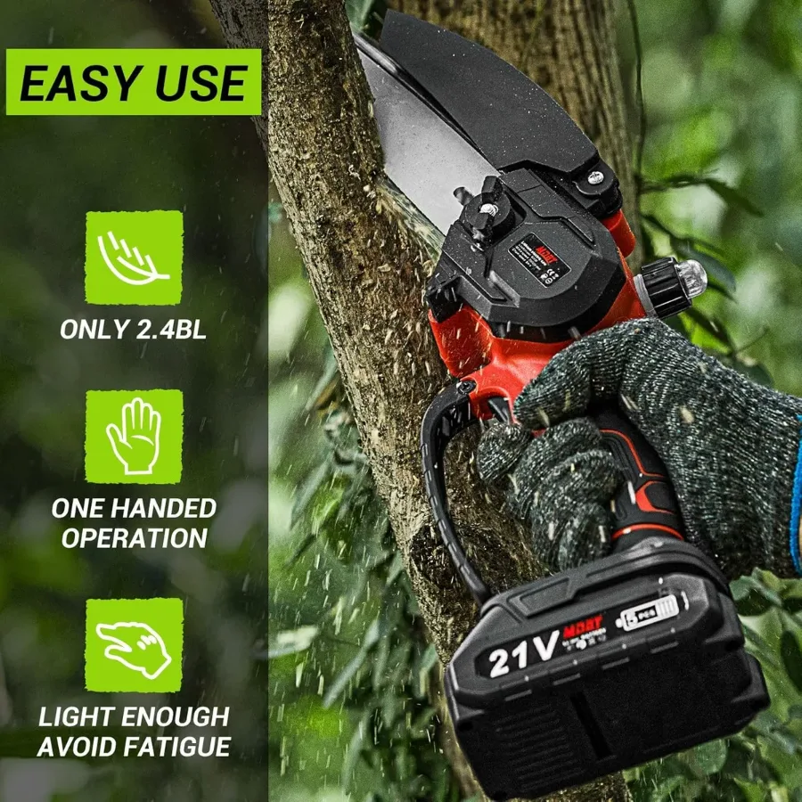 Cordless Handheld 48V Electric Chainsaw - X1 Battery 48V — photo 4