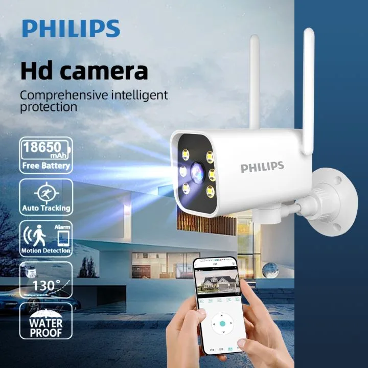 Philips 1080p Wi-Fi Home Security Camera - Triple Lens β photo 2