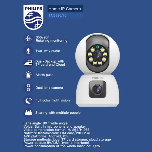 Philips 1080p Wi-Fi Home Security Camera - Comprehesive smart camera — photo 8