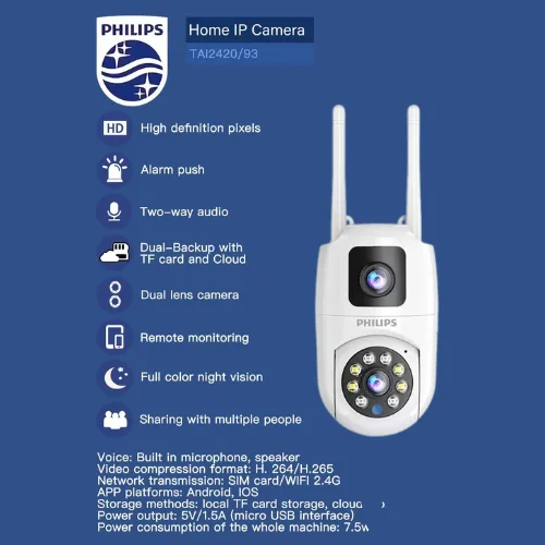 Philips 1080p Wi-Fi Home Security Camera - Comprehesive smart camera β photo 9