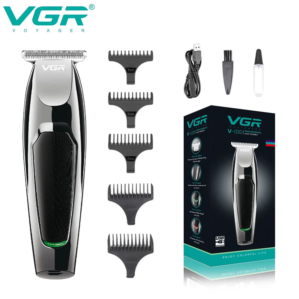 VGR Professional Hair Beard Trimmer - V030