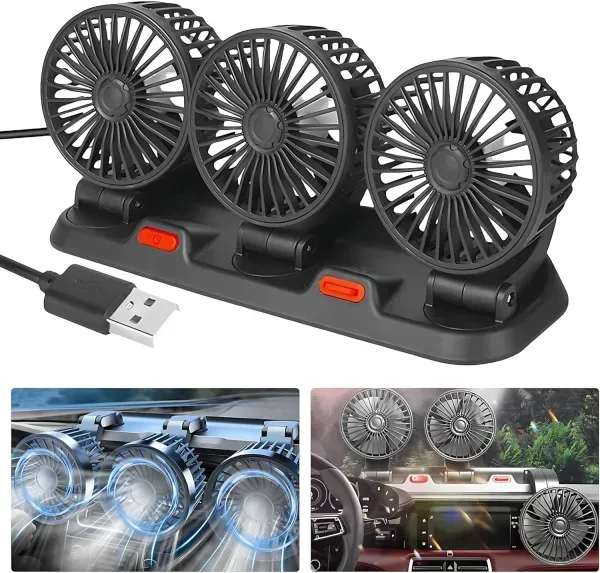 Car Cooling Fan Head for cars Wind Air Circulation Fan - 2 Fan head β photo 2