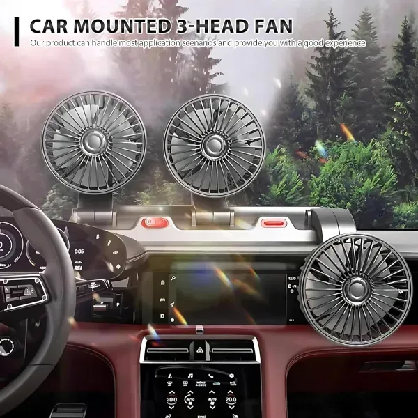 Car Cooling Fan Head for cars Wind Air Circulation Fan - 3 Fan head β photo 3