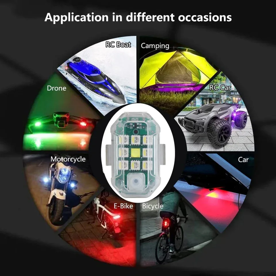 Waterproof Car Led Strobe Light With Remote Control - 4 Led — photo 2