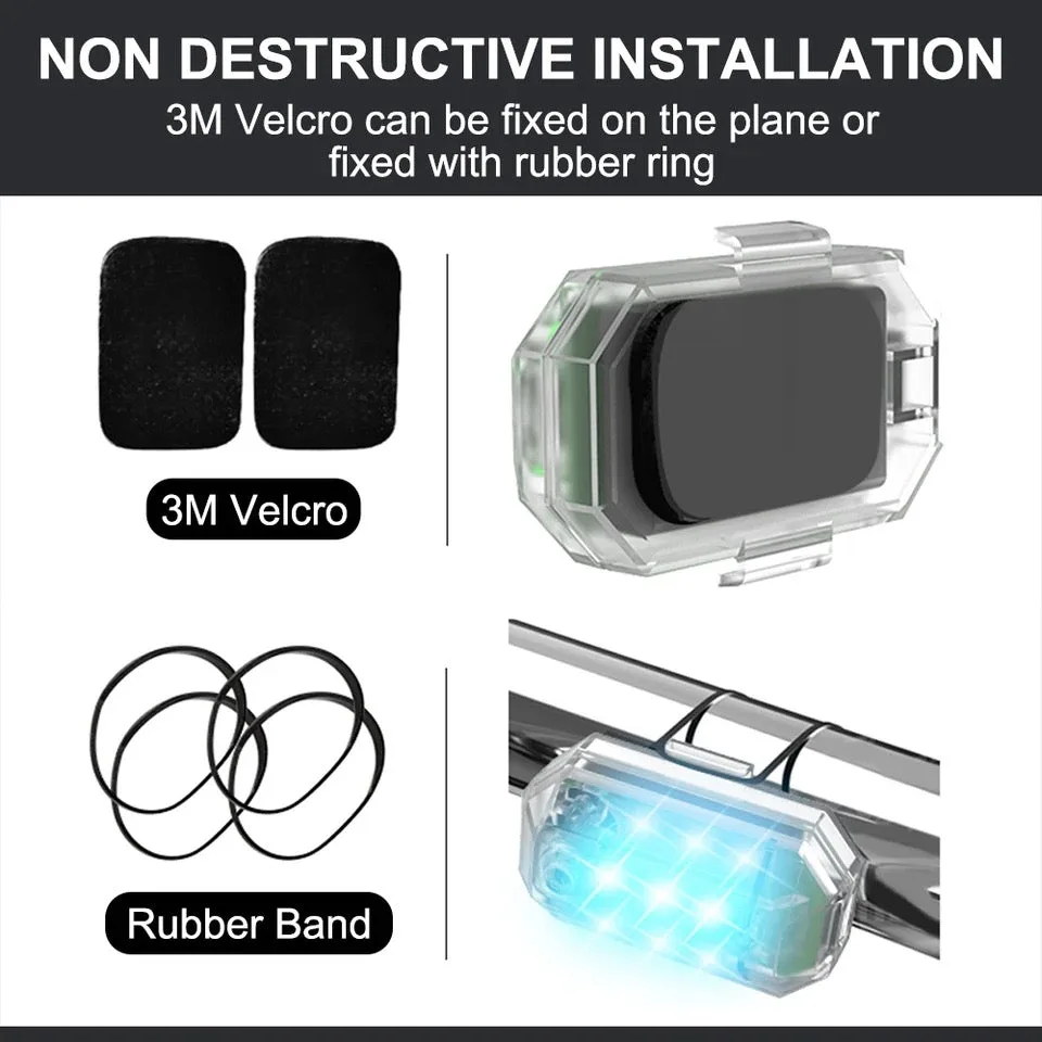 Waterproof Car Led Strobe Light With Remote Control - 4 Led — photo 4