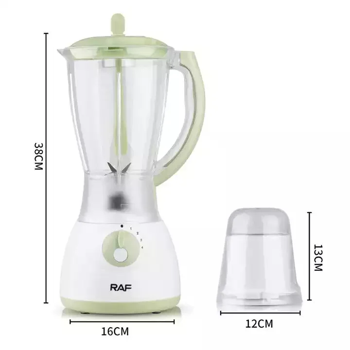 Raf Blender Stainless Steel 4 Blade 1000W 2 Cups 1.5L - Blue — photo 3