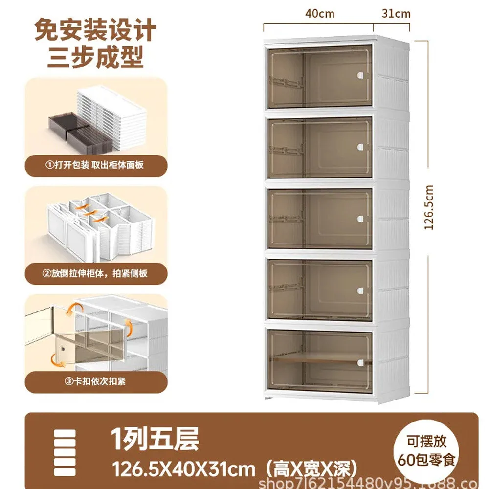 6 Layers Modern Simplicity Transparent Shoe Box Drawer - 6 layer AS-433 β photo 3