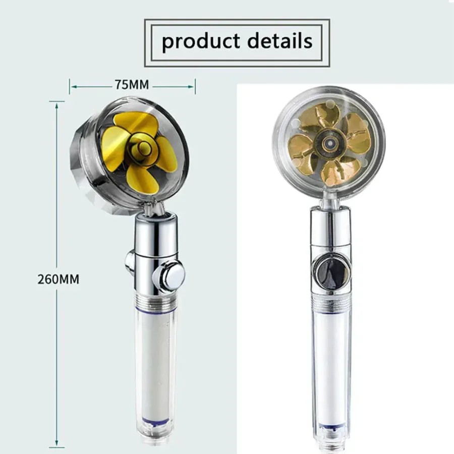 Shower Head High Pressure With Filter - 2 Pieces ( Save 30% ) β photo 5