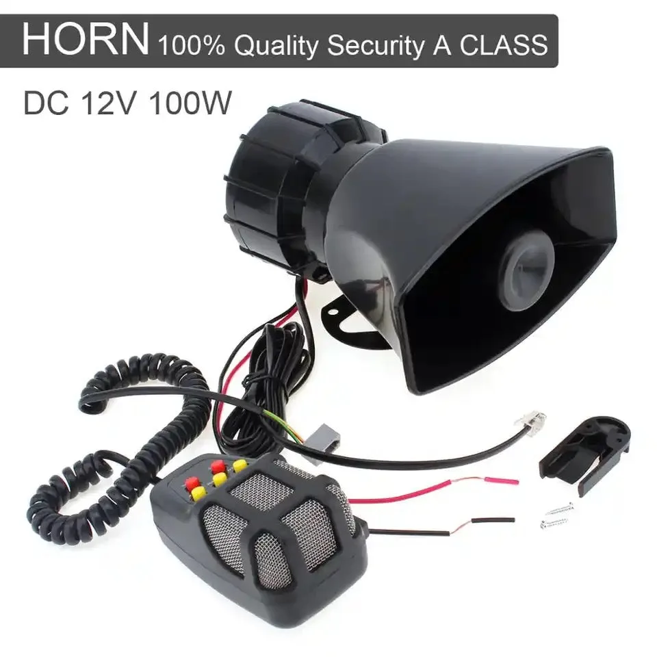 Car Siren Electronic Horn 100Watt - Wireless Remote ( Without microphone ) — photo 3