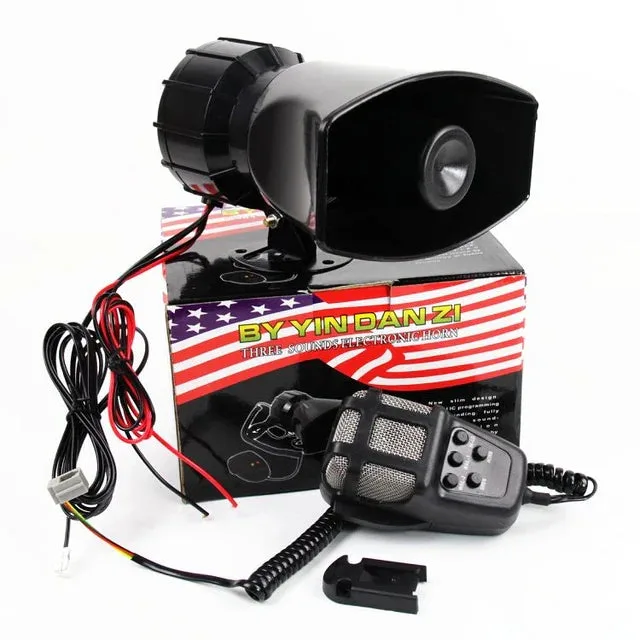 Car Siren Electronic Horn 100Watt - Wireless Remote ( Without microphone )