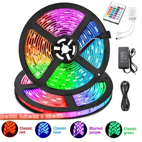 RGB Led Light 5 Meter Waterproof Phone App Bluetooth + Remote Controller - 10 Meter Remote + Bluetooth β photo 7