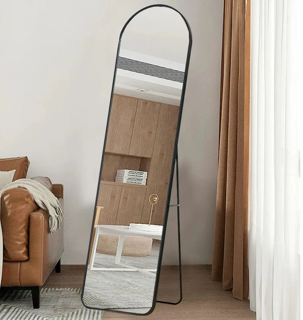 Mirror Standing Hanging Leaning Wall Bedroom - K-190-Silver β photo 3